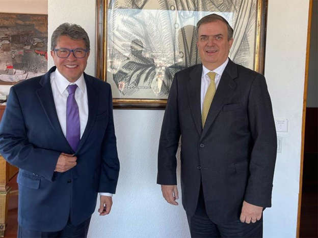 Marcelo Ebrard y Ricardo Monreal