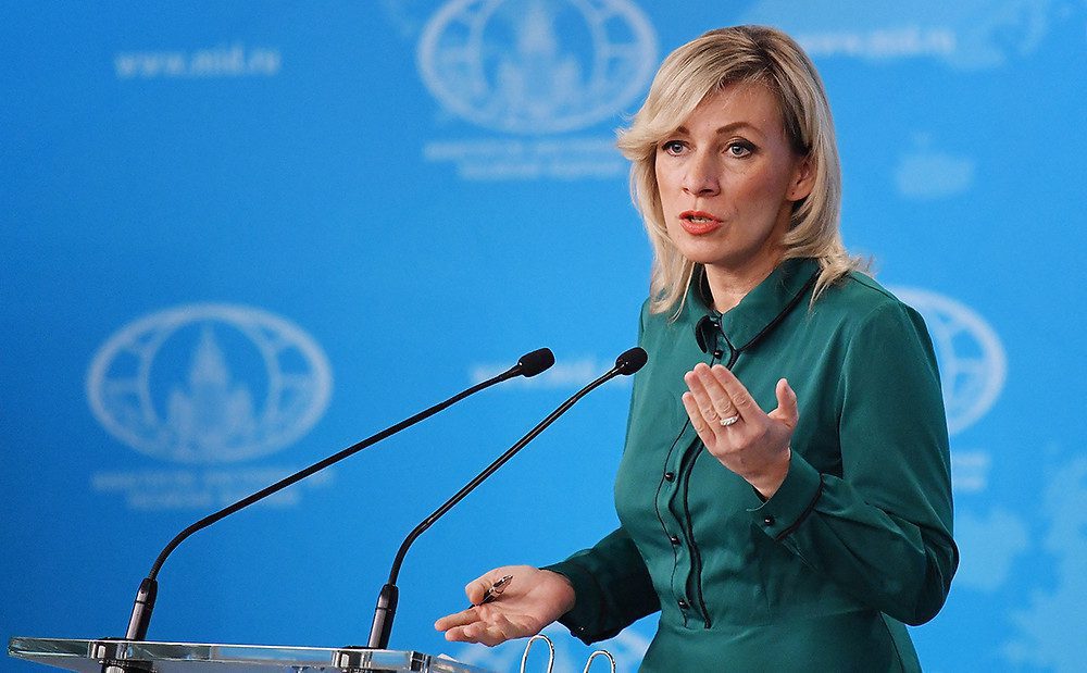 Maria Zakharova, portavoz del Ministerio de Relaciones Exteriores de Rusia