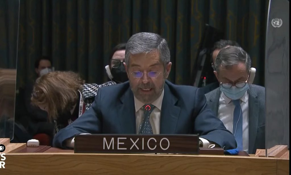 México condena los ataques de Rusia ante la ONU