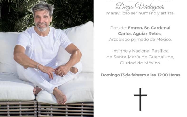 Misa en honor a Diego Verdaguer en la Basílica de Guadalupe