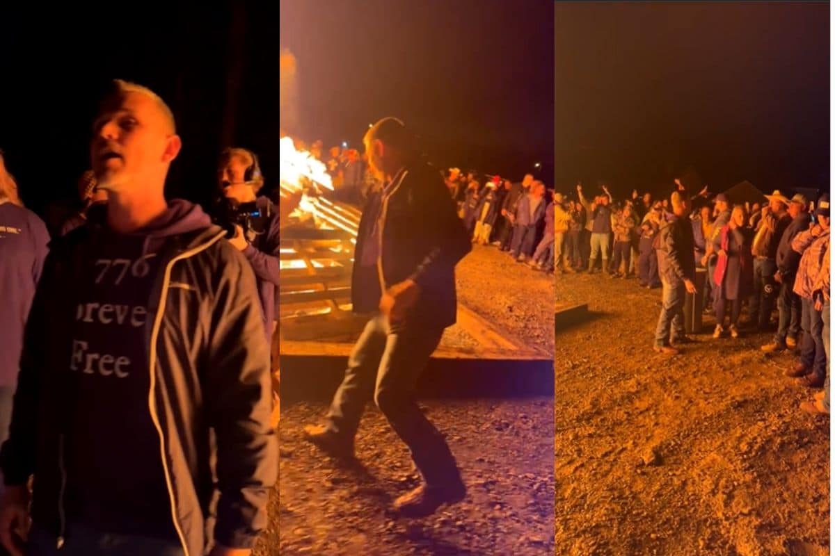 Pastor quema en la hoguera libros por promover el culto al diablo y la brujería