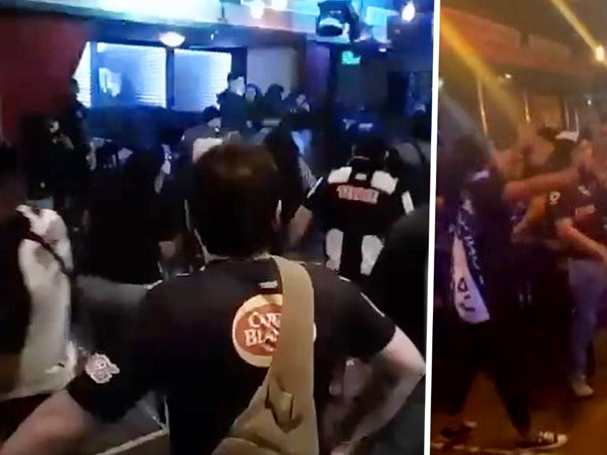 Pelea entre aficionados del Monterrey en un bar de Abu Dabi