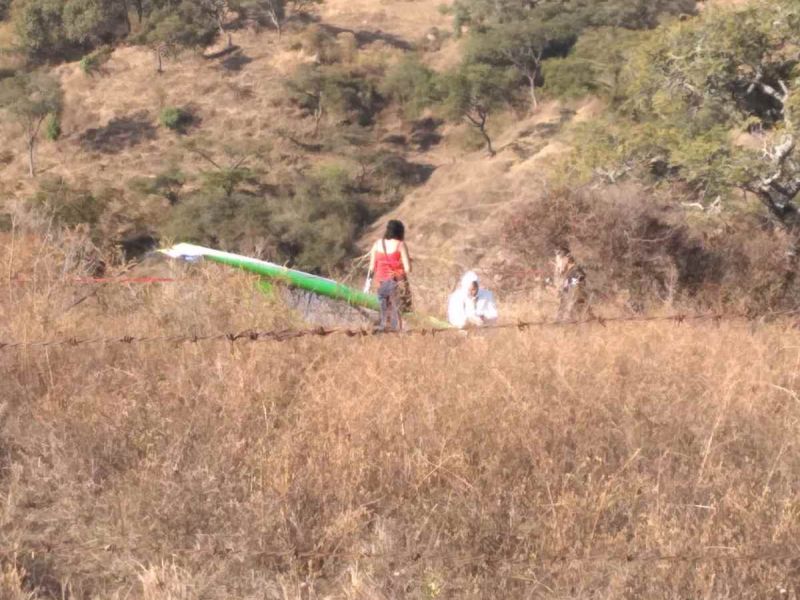 Piloto extranjero de ala delta fallece tras accidente en Temascaltepec