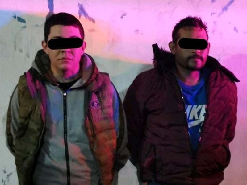 Presuntos ‘huachicoleros’ detenidos en Ecatepec