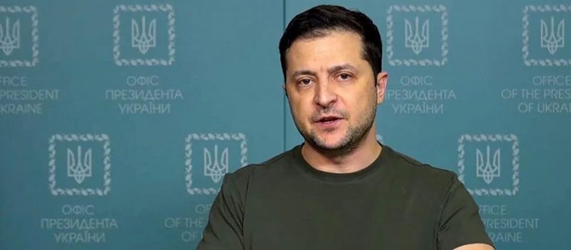 Volodimir Zelenski, presidente de Ucrania