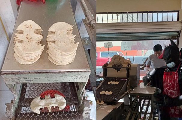 ¡Santas batitortillas! Crean tortillas de Batman en Veracruz