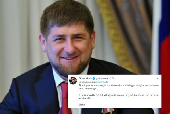 Presidente de Chechenia se burla de desafió de Elon Musk a Putin