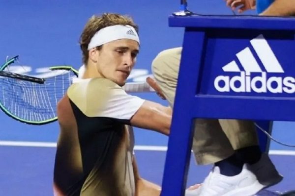 Zverev estará a prueba durante un año por golpear silla de árbitro en Acapulco