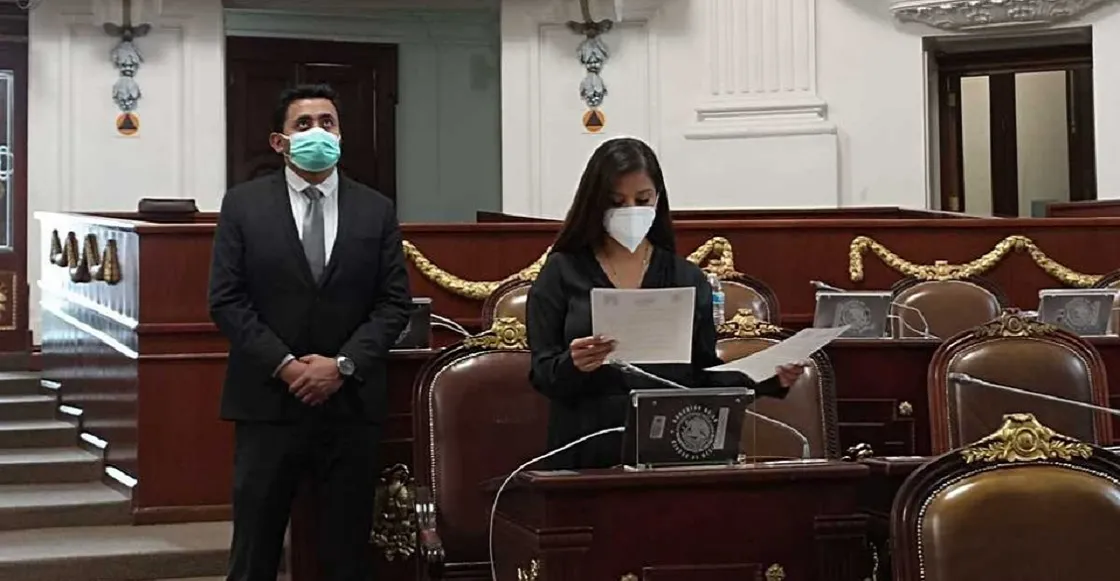 Diputada del PAN llega escoltada a Congreso de CDMX tras denunciar acoso sexual