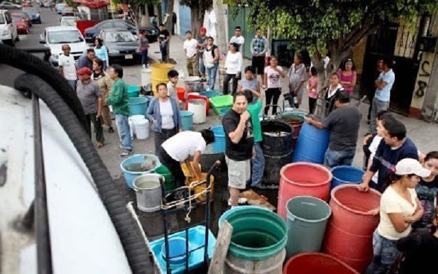 Cortes de agua en seis municipios del Estado de México