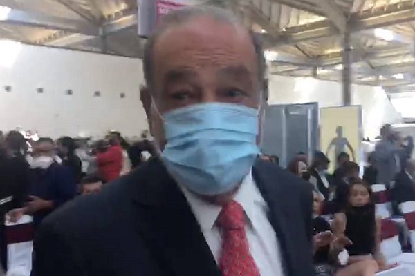 "Es espectacular, en un tiempo extraordinario" dice Slim sobre el AIFA