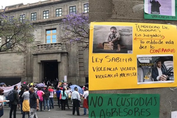 Colectivos se manifiestan en la SCJN ante la propuesta para no castigar a deudores