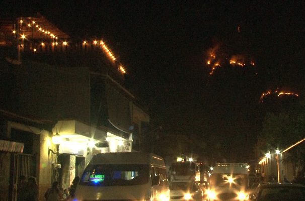 Detienen a la persona que habría inició el incendio en el cerro del Tepozteco