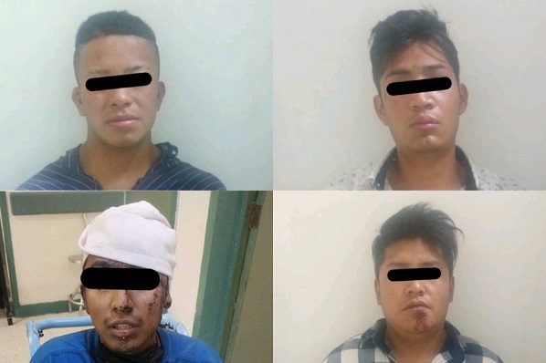 Cae banda de jóvenes que asaltaba a conductores de transporte público, en Ecatepec