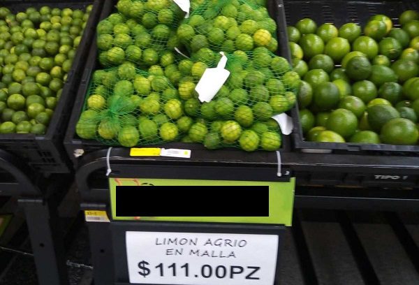Precios de aguacate y limón continúan en 100 pesos por kilo, alerta Profeco