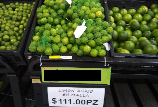 Precios de aguacate y limón continúan en 100 pesos por kilo, alerta Profeco