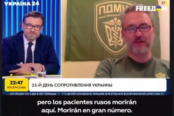 Médico ucraniano asegura que ordenó castrar a prisioneros de guerra rusos #VIDEO