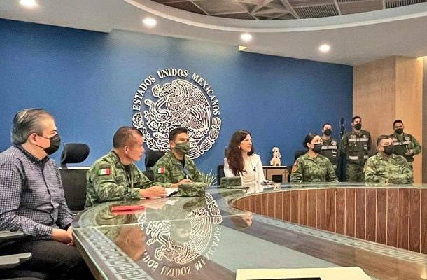 La panistas Kenia López vuelve al AIFA, pero ahora con visita guiada