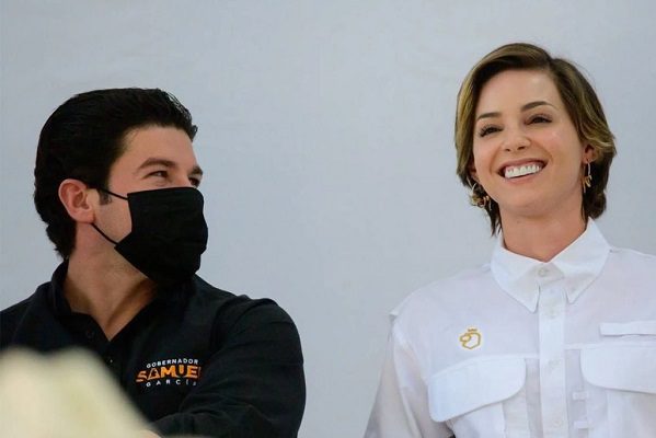 Samuel García adelanta que Mariana Rodríguez ocupara escaño en el Senado