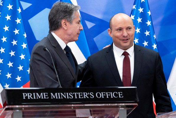El primer ministro de Israel da positivo a covid-19 tras reunión con Blinken