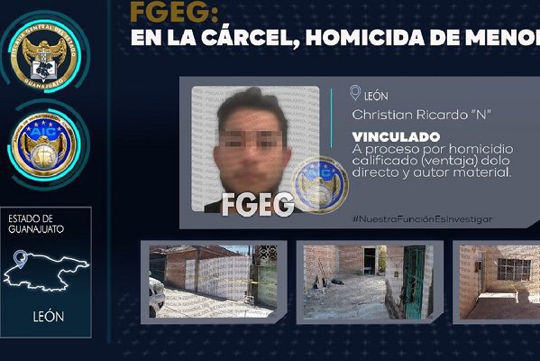 Procesan a sujeto por el presunto asesinato de un bebé en León, Guanajuato