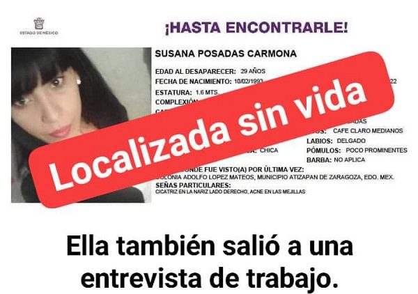 Cae el feminicida de Susana, hallada muerta en un costal de rafia en Atizapán #VIDEO