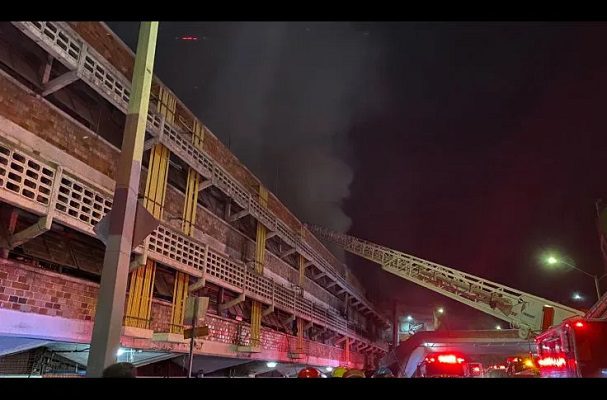Se incendia el Mercado San Juan de Dios, en Guadalajara