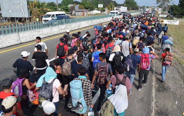 Migrantes anuncian salida de nueva caravana de Chiapas con rumbo a la CDMX