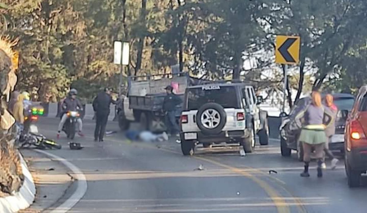 Accidente en la México-Cuernavaca