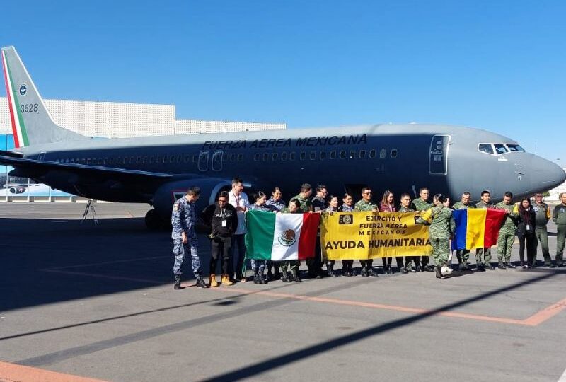 Avión de la FAM rumbo a Rumania