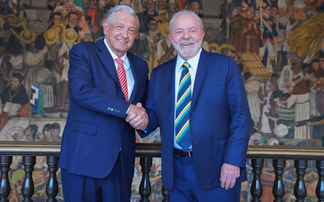 Tras cuatro horas, concluye reunión de AMLO con Lula da Silva en PN