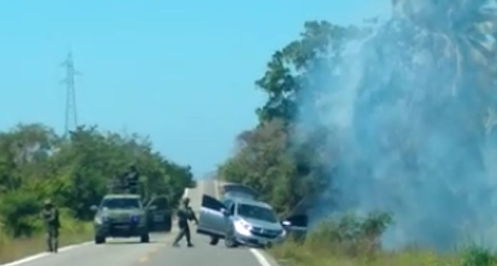 Enfrentamiento armado en Tecpan, Guerrero