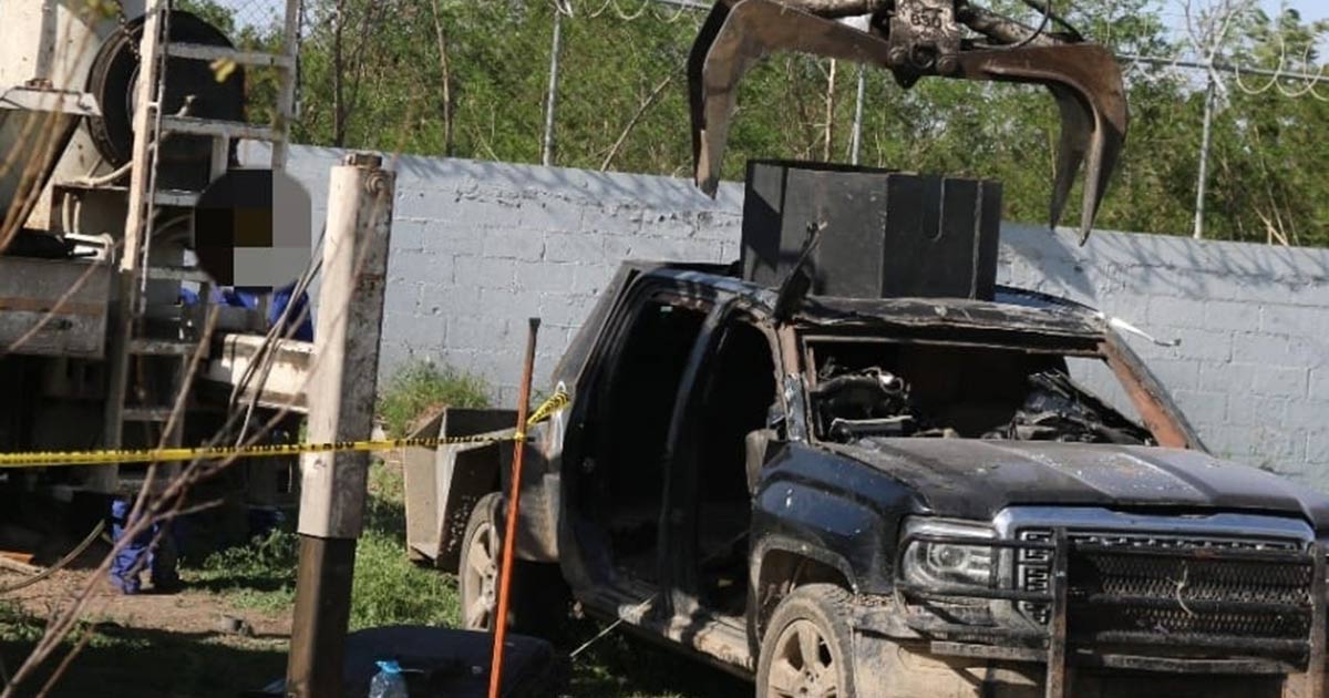 FGR destruye 12 vehículos del crimen organizado