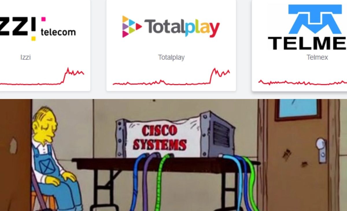 Fallas en servicios de internet