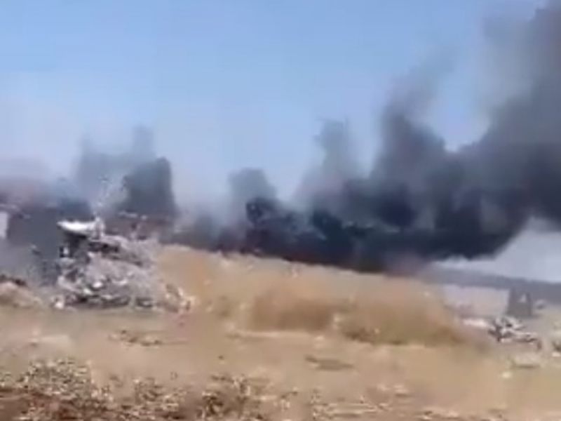 Incendio en basurero de Chalco