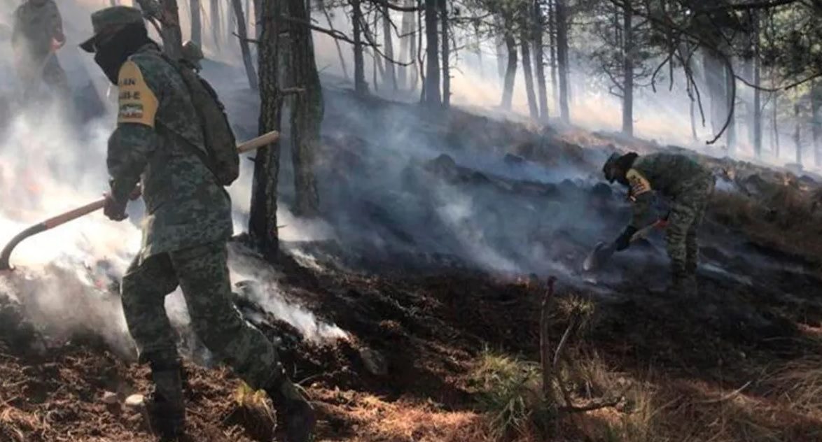 Incendio en sierra de Santiago, Nuevo León