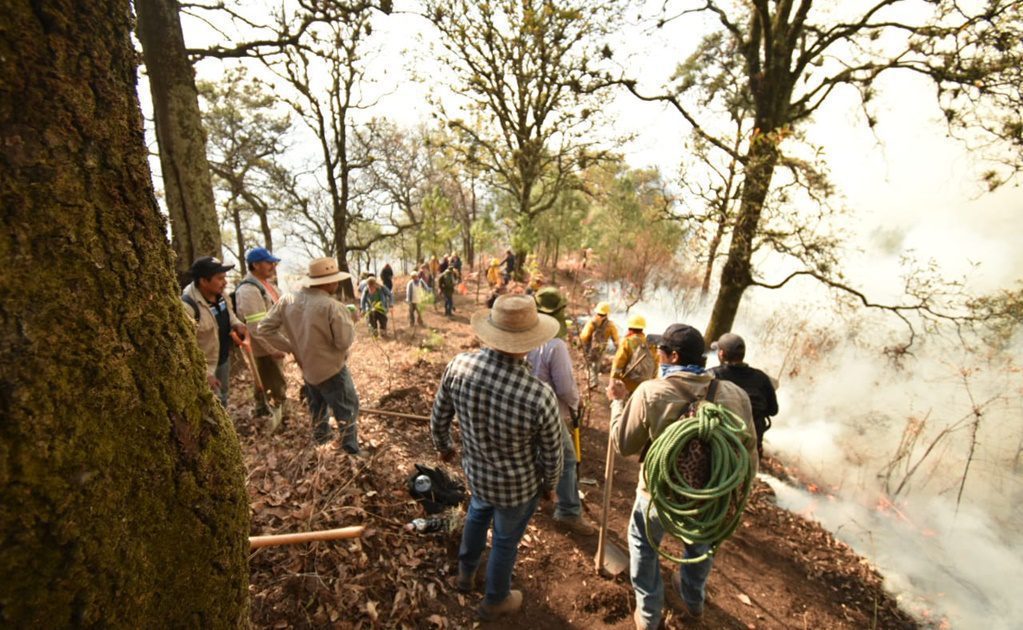 Incendio forestal en el Tepozteco