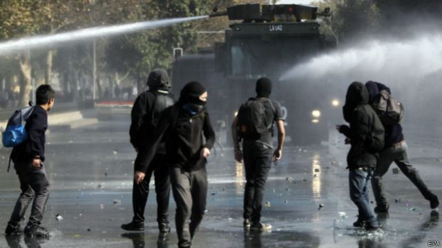 Marcha estudiantil en Chile