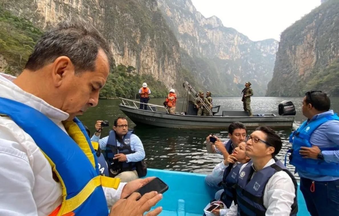 Navegación en Cañón del Sumidero reabierta