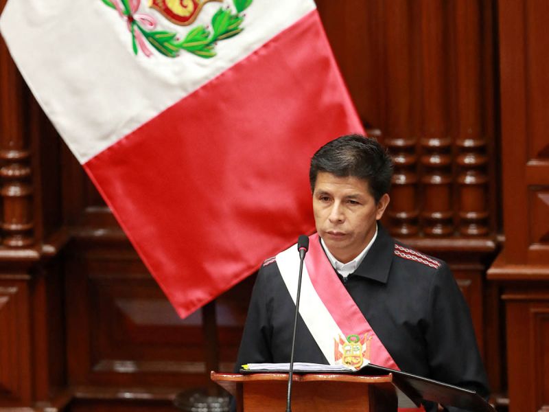 Pedro Castillo, presidente de Perú