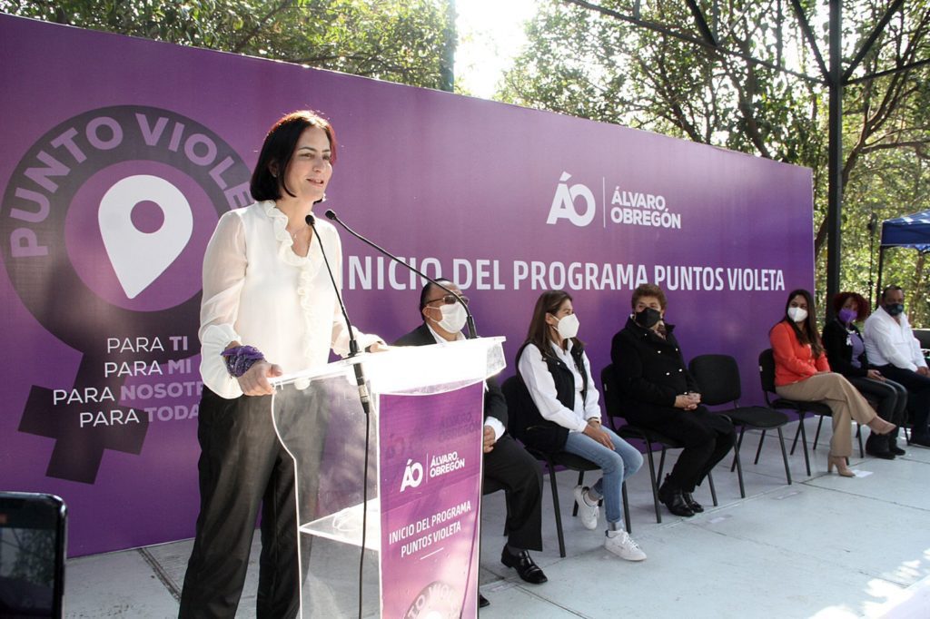 Programa Puntos Violeta en Álvaro Obregón