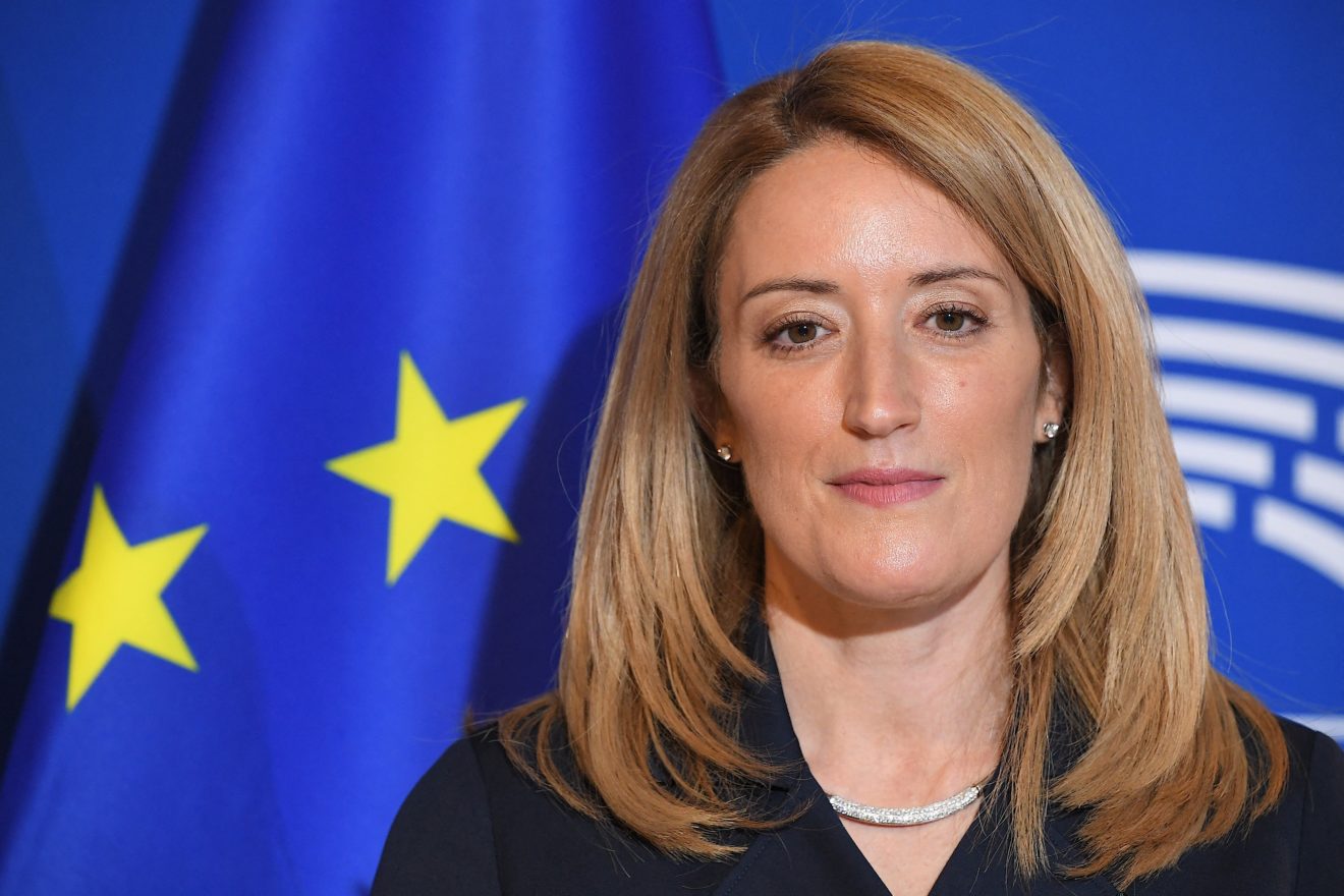 Roberta Metsola, presidenta del Parlamento Europeo