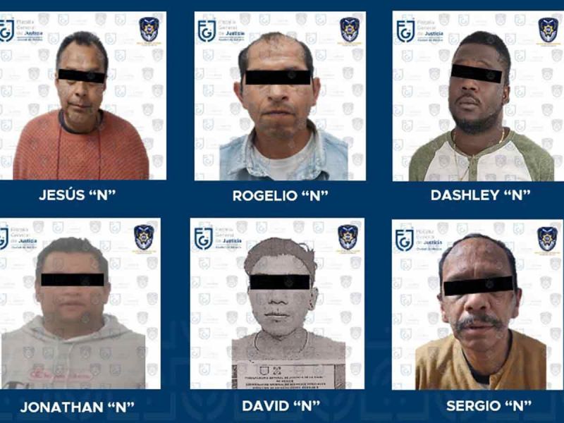 Seis hombres detenidos por violencia familiar en CDMX