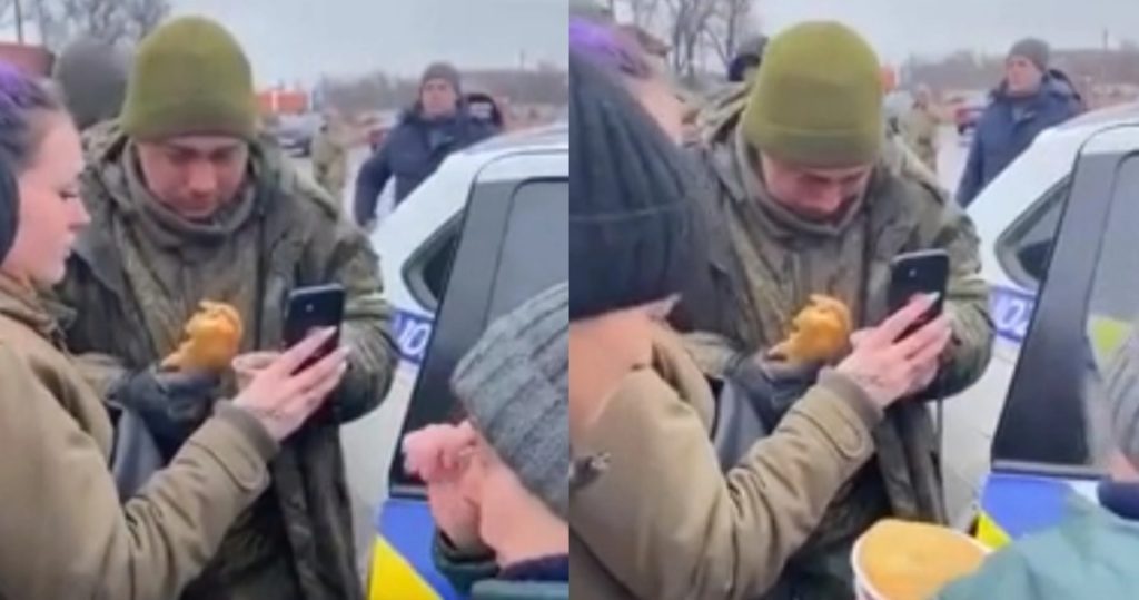 Soldado ruso se rinde por voluntad propia y rompe en llanto