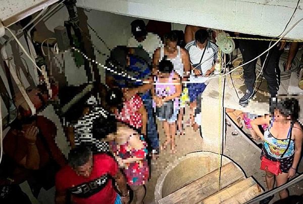 INM rescata a 70 migrantes en un pozo de agua y en cuarto de máquinas de hotel en Oaxaca