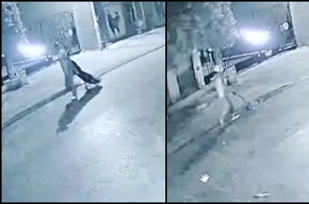 Revelan #VIDEO de asesino trasladando cuerpo de Evelin en un 'diablito'