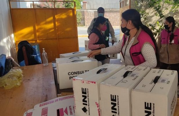Roba más de 5 mil boletas para Revocación de mandato en SLP