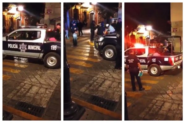 10 policías detienen a dos niños por vender dulces y marquesitas en calles de Oaxaca #VIDEO