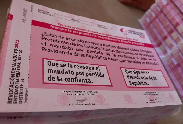 Suman 14 denuncias por irregularidades durante jornada de Revocación de mandato