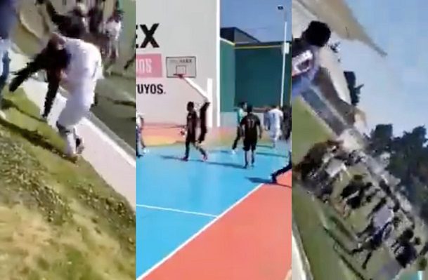 Ligan municipal de futbol en Edomex termina en pelea campal con presuntos heridos
